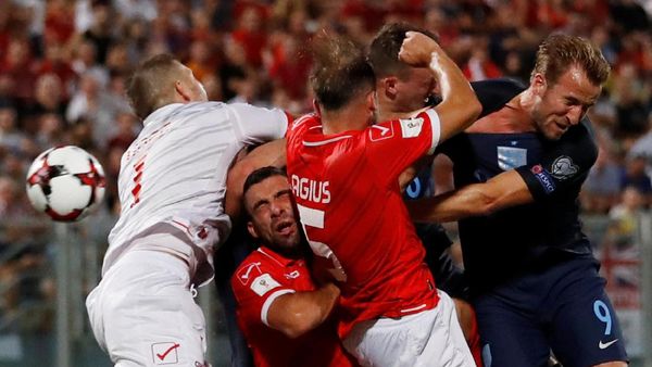 Inggris Berondong Malta Empat Gol Tanpa Balas