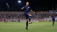 Kapten Timnas Inggris, Harry Kane, tentu akan coba mengulangi ketajamannya di Tottenham Hotspur saat memimpin The Three Lions di Piala Dunia 2018. Bisakah Kane mendulang banyak gol? (Action Images via Reuters/Carl Recine)