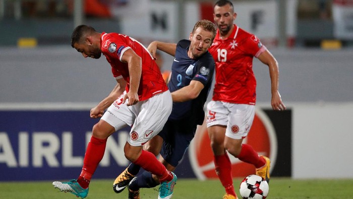 Inggris Libas Malta 4-0