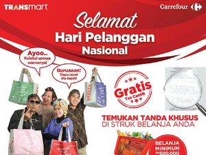 Gratis Tas Cantik di Hari Pelanggan Transmart dan Carrefour