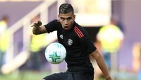 Andreas Pereira belum menjadi pemain reguler di MU. Dia sudah berniat untuk pergi ke klub yang bisa memberi menit bermain lebih banyak. (Foto: Eddie Keogh/Reuters)