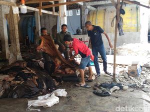 Perajin di Sukaregang Garut Kebanjiran Pasokan Kulit Hewan Kurban Perajin di Sukaregang Garut Kebanjiran Pasokan Kulit Hewan Kurban