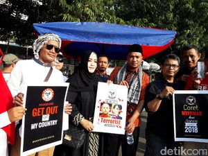 Orasi #SaveRohingya, Fahira Desak RI Putus Hubungan dengan Myanmar