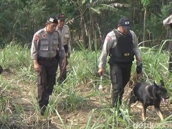 Anjing Pelacak Diterjunkan Buru Terduga Pembunuh Istri Polisi