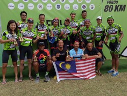 Pebalap Malaysia dan Singapura Juarai Nomor Jarak Jauh GFNY