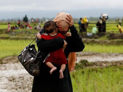 Perjuangan Warga Rohingya Menyelamatkan Diri ke Bangladesh