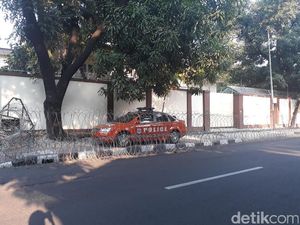 Sempat Dilempar Molotov, Penjagaan di Kedubes Myanmar Diperketat