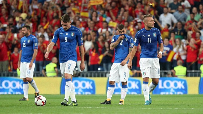 Setelah 11 Tahun, Catatan Tak Terkalahkan Italia di Kualifikasi Terhenti