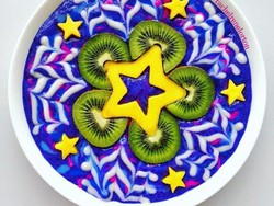 Gemas deh Lukisan Unyu di Smoothie Bowl Ini