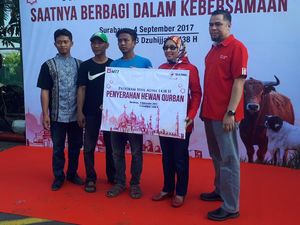Telkomsel Area Jawa Bali Serahkan 163 Ekor Hewan Kurban Telkomsel Area Jawa Bali Serahkan 163 Ekor Hewan Kurban
