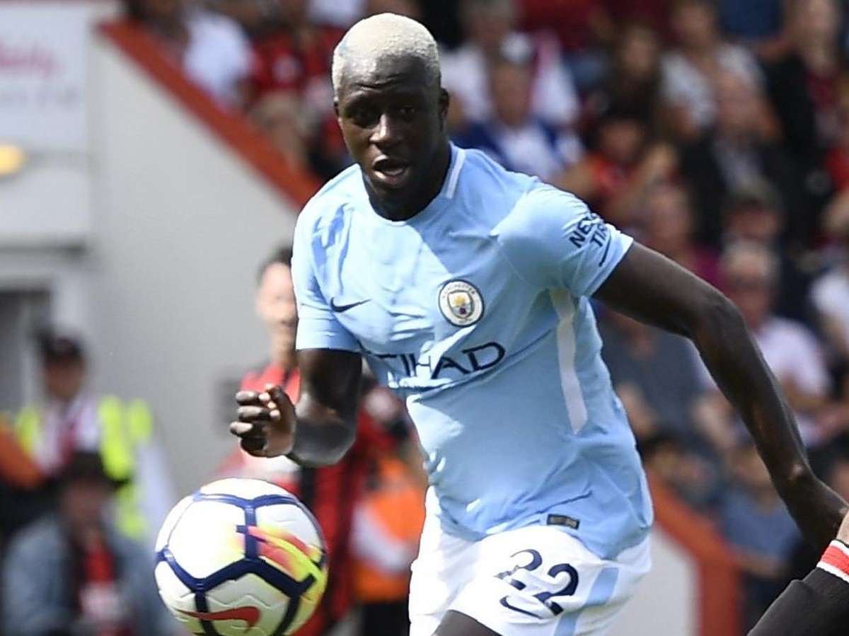Pemain Manchester City Benjamin Mendy (Foto: Dylan Martinez/Reuters)