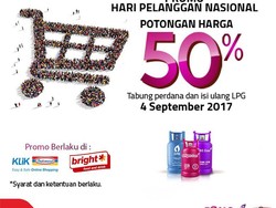 Sambut Hari Pelanggan Nasional, Bright Gas Berikan Promo Menarik