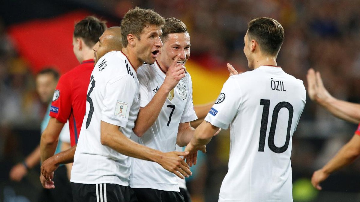 Jerman menang telak atas Norwegia 6-0 (Michaela Rehle/Reuters)