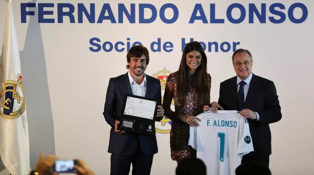 Fernando Alonso Jadi Anggota Kehormatan Real Madrid