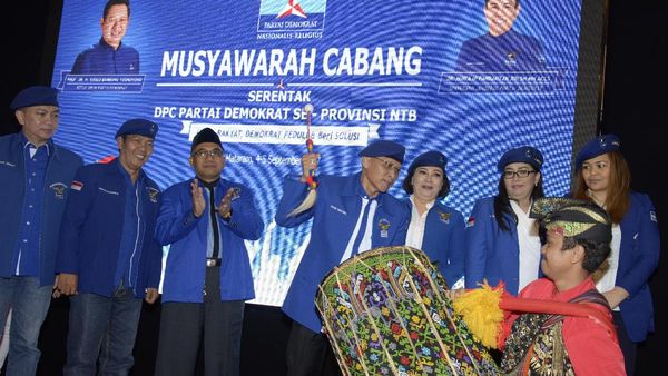 Pramono Edhie Buka Muscab Demokrat NTB