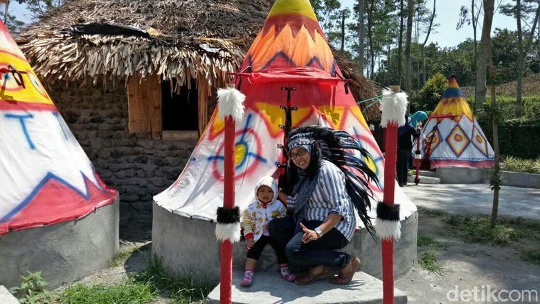 Foto: Objek wisata Kampung Indian di Kediri (Andhika Dwi/detikTravel) Foto: Objek wisata Kampung Indian di Kediri (Andhika Dwi/detikTravel)