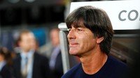 Joachim Loew juga bisa dimasukkan sebagai salah satu kandidat manajer Manchester United. Keinginan Loew melatih level klub tentu bisa dijadikan alasan MU mengontraknya. (Michaela Rehle/Reuters)