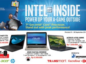 Beli Laptop Gratis Wireless Mouse di Transmart dan Carrefour