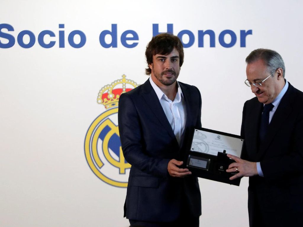 Fernando Alonso Jadi Anggota Kehormatan Real Madrid