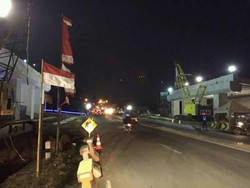 Girder Flyover Tol Pandaan-Malang Dipasang, Arus Lalin Tak Ditutup