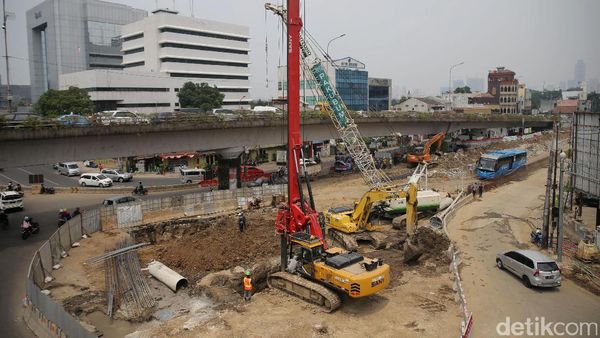 Pembangunan Underpass Matraman Terus Dikebut