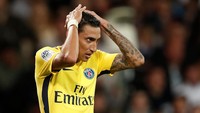 Kedatangan Neymar ke PSG membuat masa depan Angel Di Maria sempat jadi tanda tanya. Ia masih bertahan di PSG walaupun sempat dikaitkan dengan Barcelona. (Foto: Benoit Tessier/REUTERS)