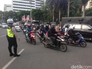Massa Bela Rohingya Tinggalkan Bundaran HI, Jalan Imam Bonjol Dibuka