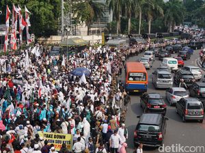 Tinggalkan Bundaran HI, Massa Bela Rohingya: Tetap Jaga Pancasila