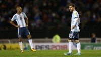 Jika sampai finis di posisi kelima, Argentina harus menjalani play-off melawan wakil dari zona Oseania. Foto: Marcos Brindicci/Reuters