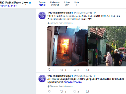 Kebakaran Asrama Polisi di Pulogadung Padam, 25 Rumah Terbakar