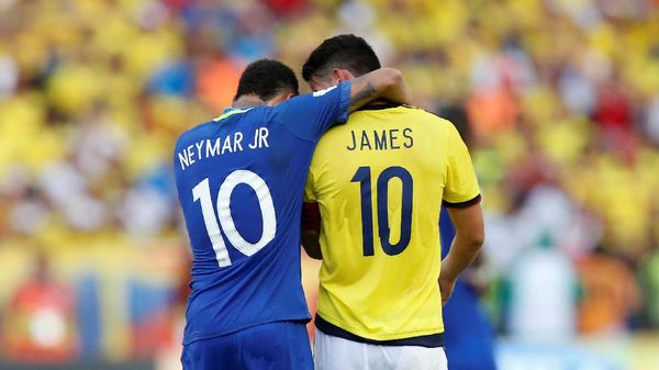 Neymar vs James, Bukan di El Clasico