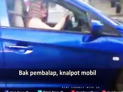 Heboh! Aksi Emak-emak Ngedrift