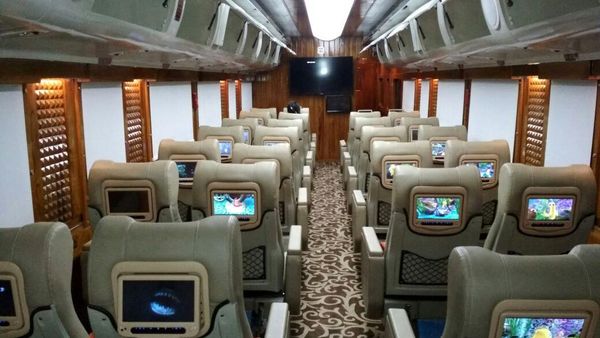 Foto: Mewahnya Gerbong Kereta Pariwisata Jakarta-Surabaya