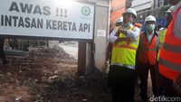 Menhub Cek Jalur Kereta Bandara