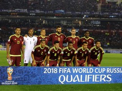 Di atas kertas, level Venezuela masih di bawah Argentina. Tim ini bahkan menjadi juru kunci di kualifikasi Piala Dunia 2018 zona CONMEBOL. Foto: Marcos Brindicci/Reuters