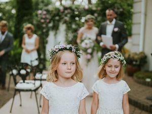 Foto: Cute!  Saat si Kecil Jadi Bridesmaid
