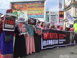 500-an Orang di Medan Gelar Aksi Solidaritas Muslim Rohingya