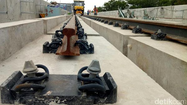 Foto: Mantap, LRT Palembang Maju Pesat
