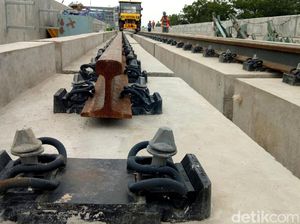 Foto: Mantap, LRT Palembang Maju Pesat