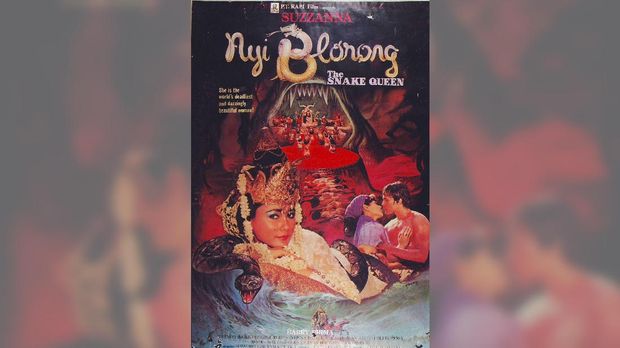 Salah satu film horor lawas produksi Rapi Films, 'Nyi Blorong' (1982).