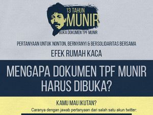 Malam Ini Sejumlah Musisi Melagu untuk Munir Malam Ini Sejumlah Musisi Melagu untuk Munir