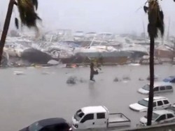 Melihat Amukan Badai Irma di Kepulauan Karibia