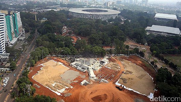 Inilah Kondisi Terkini Pembangunan Kawasan GBK Senayan