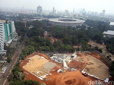 Inilah Kondisi Terkini Pembangunan Kawasan GBK Senayan