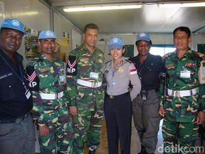 Kisah Brigadir Anita Bertahan dari Gempuran Pemberontak di Sudan Kisah Brigadir Anita Bertahan dari Gempuran Pemberontak di Sudan