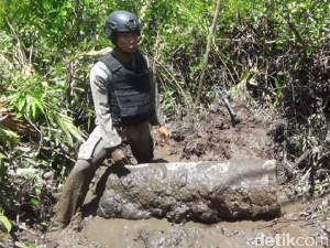 Polisi Sebut Rudal 1,5 Meter di Kalteng Sisa Perang Dunia Kedua