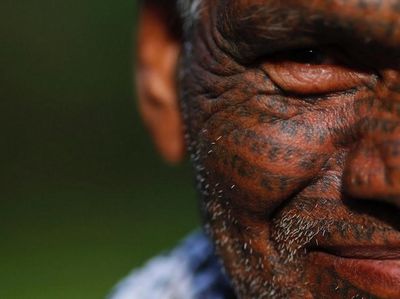 Foto: Badan Penuh Tato Bukti Kesetiaan Pada Dewa