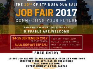 Dukung Pariwisata Indonesia, STP Nusa Dua Bali Gelar Job Fair