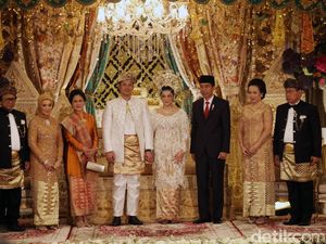 Foto: Jokowi-JK Jadi Saksi Pernikahan Putri OSO