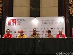 HUT ke-207, Pemkot Bandung Gelar Great Sale Sebulan